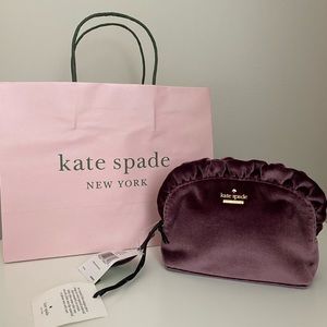 Kate Spade Velvet Pouch